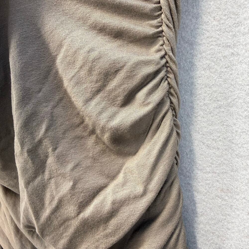 SuperTrash Dress Women's M Grey Mist (Brown) Dancy Rouched Sides NWT - Picture 7 of 13